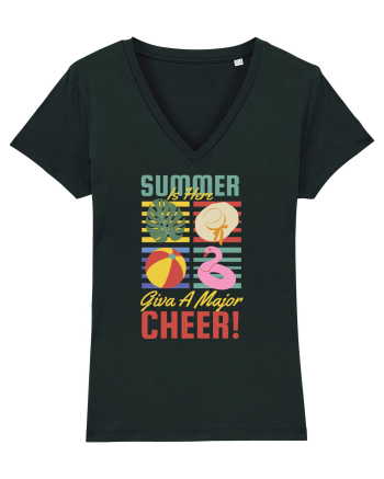 Summer is Here Give a Major Cheer! Black