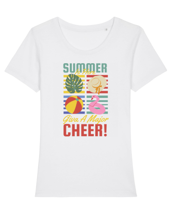 Summer is Here Give a Major Cheer! White