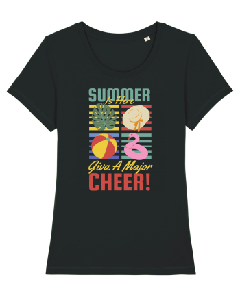 Summer is Here Give a Major Cheer! Black