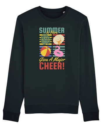 Summer is Here Give a Major Cheer! Black