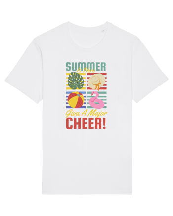 Summer is Here Give a Major Cheer! White