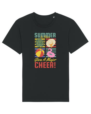 Summer is Here Give a Major Cheer! Black