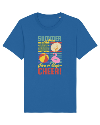 Summer is Here Give a Major Cheer! Royal Blue