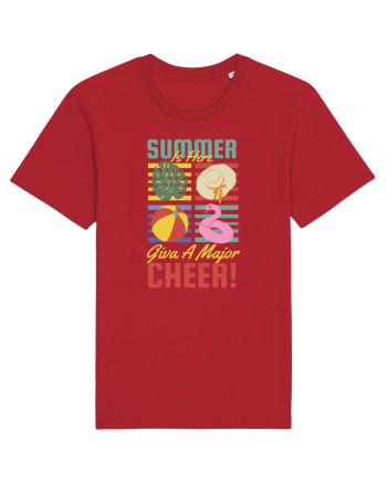 Summer is Here Give a Major Cheer! Red