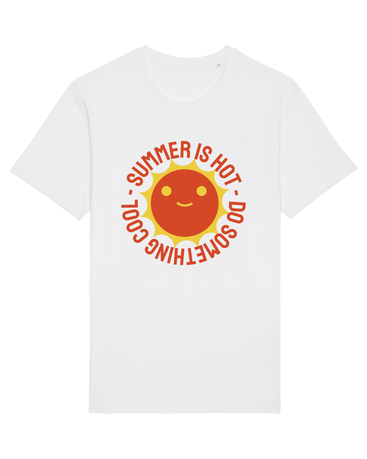 Tricou mânecă scurtă Unisex Rocker White