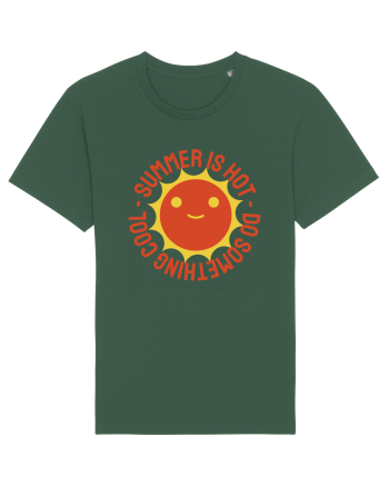 Summer is Hot, Do Something Cool Bottle Green