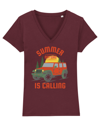 Summer Nature is Calling Burgundy