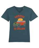 Summer Nature is Calling Tricou mânecă scurtă guler V Bărbat Presenter