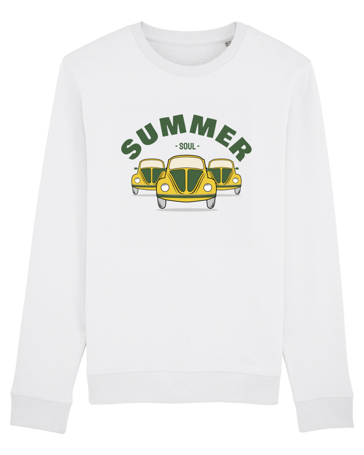 Bluză mânecă lungă Unisex Rise White