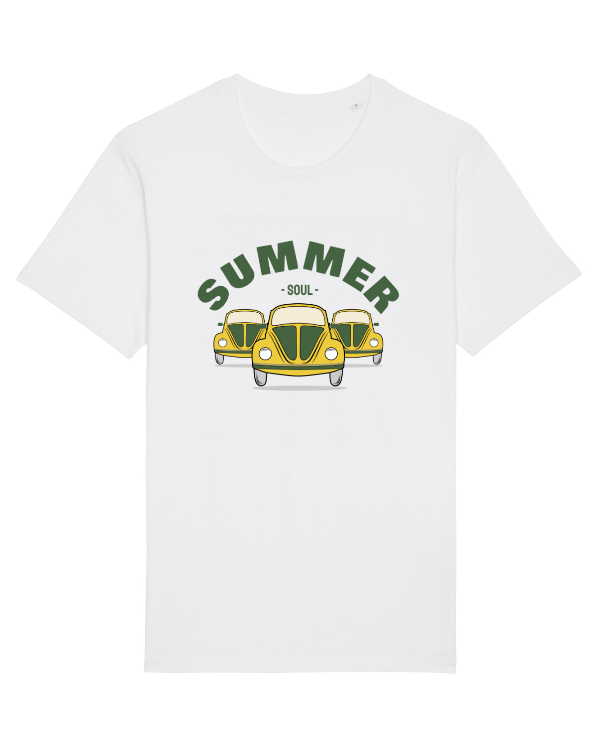 Tricou mânecă scurtă Unisex Rocker White