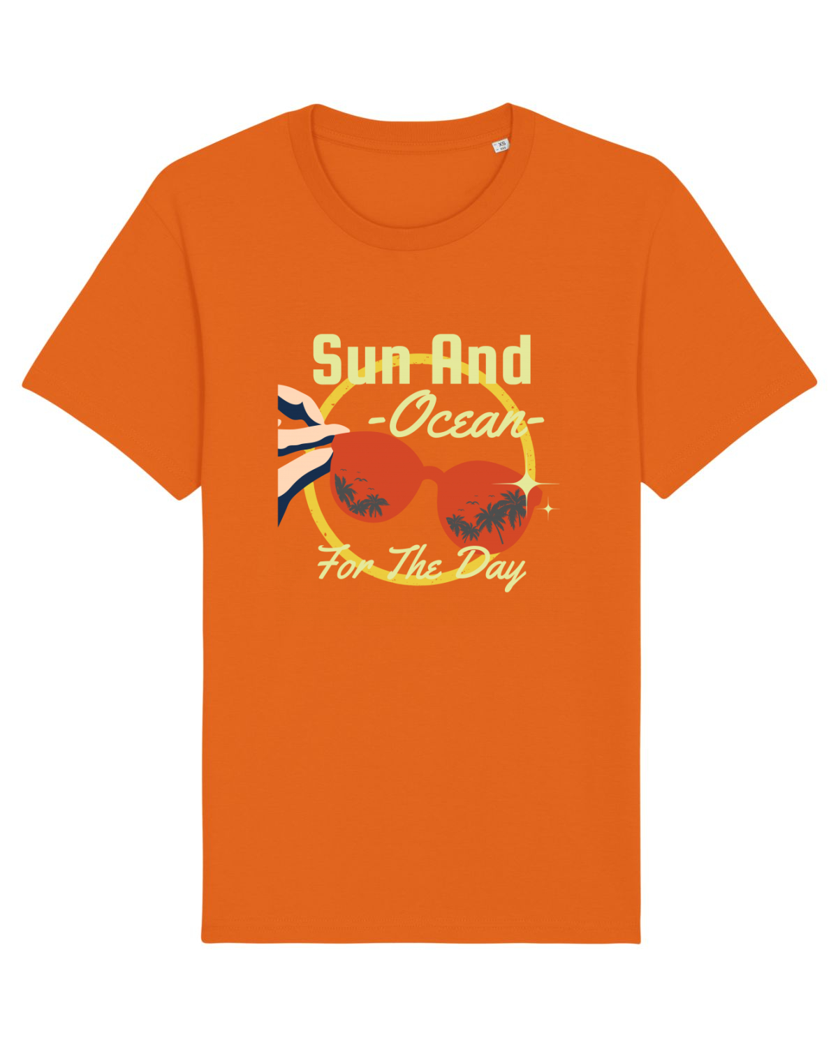 Tricou mânecă scurtă Unisex Rocker Bright Orange
