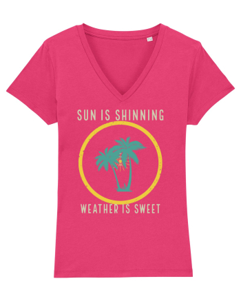 Sun is Shinning Weather is Sweet Raspberry