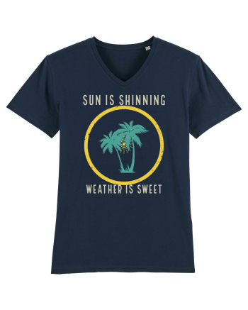 Sun is Shinning Weather is Sweet French Navy