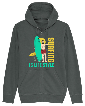 Surfing is Life Style Anthracite