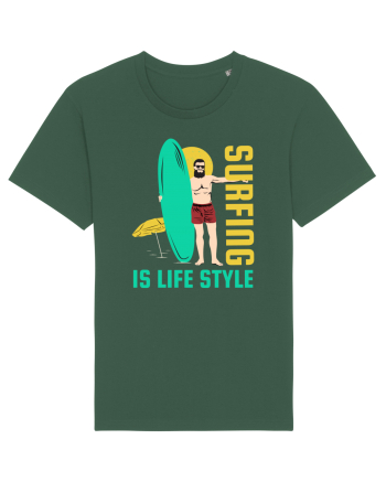 Surfing is Life Style Bottle Green