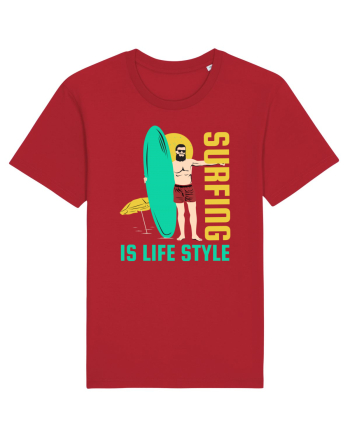 Surfing is Life Style Red