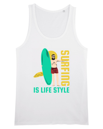Surfing is Life Style White