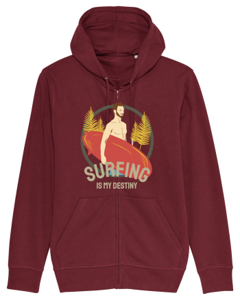 Surfing is My Destiny Burgundy