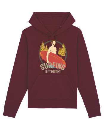 Surfing is My Destiny Burgundy