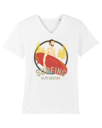 Surfing is My Destiny White