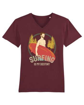 Surfing is My Destiny Burgundy