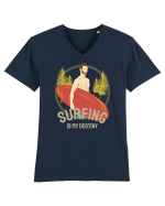 Surfing is My Destiny Tricou mânecă scurtă guler V Bărbat Presenter