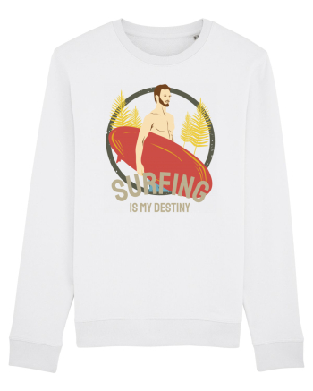 Surfing is My Destiny White