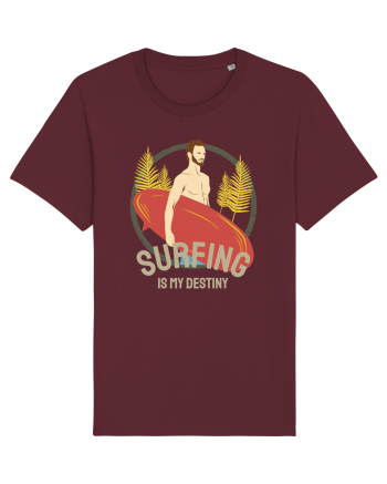 Surfing is My Destiny Burgundy