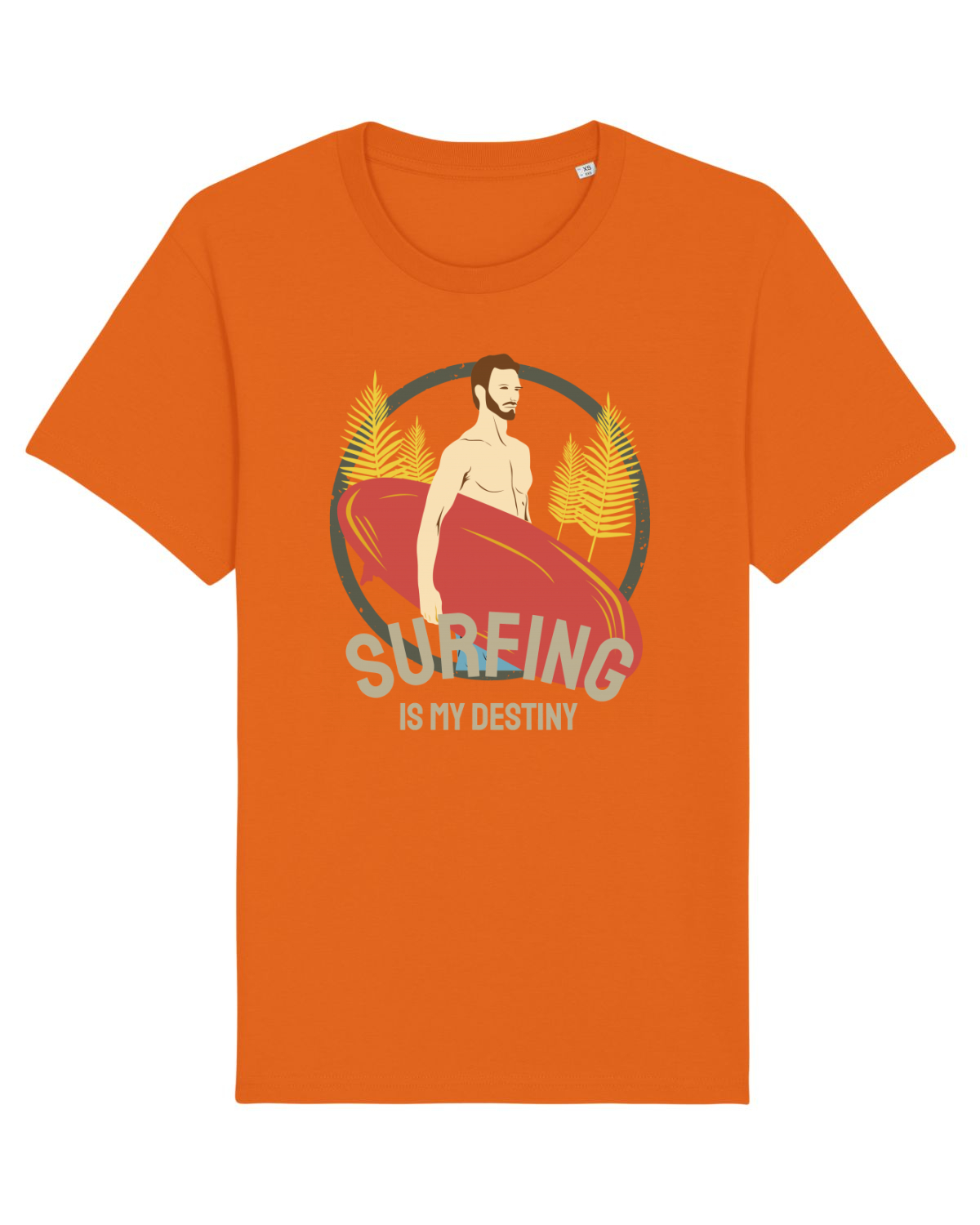 Tricou mânecă scurtă Unisex Rocker Bright Orange