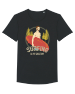 Surfing is My Destiny Tricou mânecă scurtă guler larg Bărbat Skater