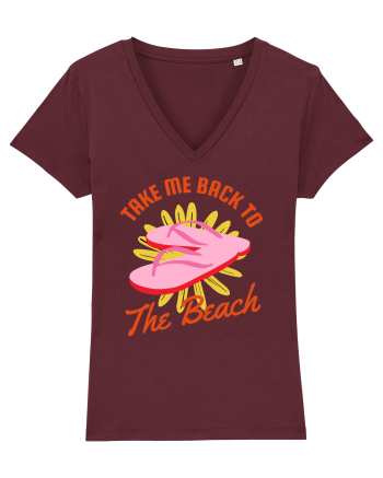 Take Me to the Beach Burgundy