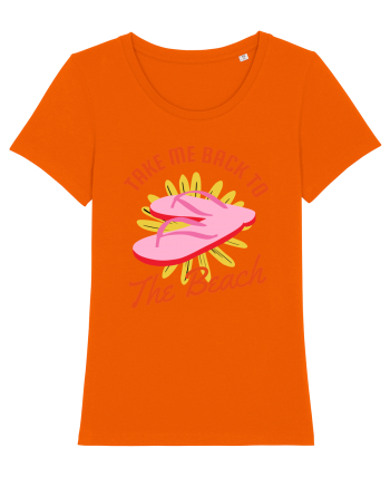 Take Me to the Beach Bright Orange