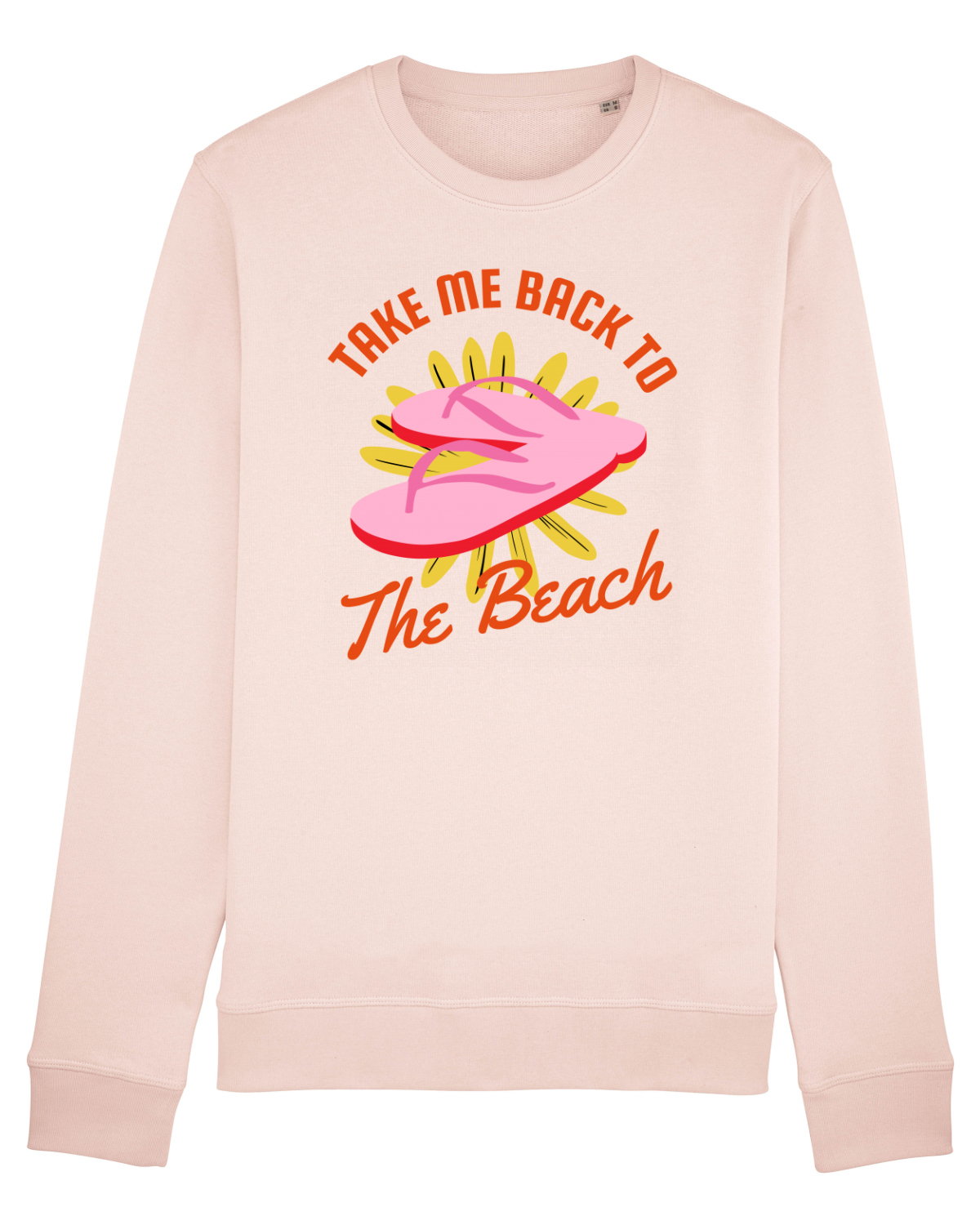 Bluză mânecă lungă Unisex Rise Candy Pink