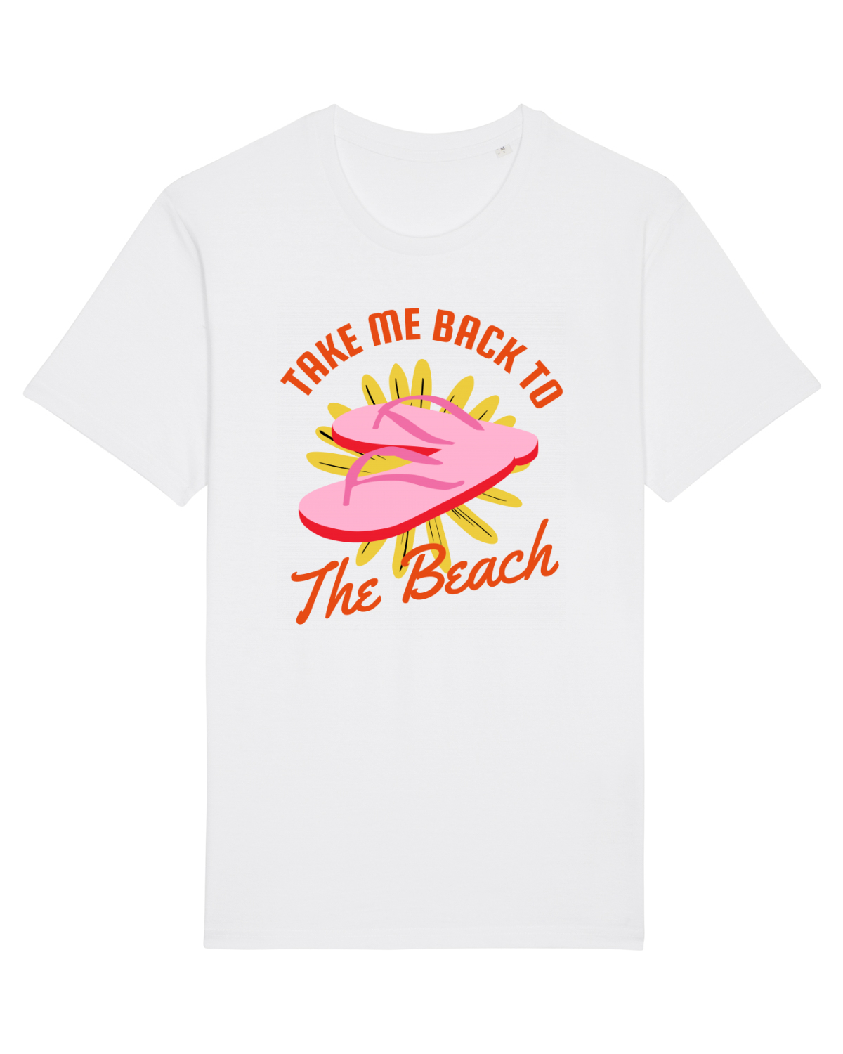 Tricou mânecă scurtă Unisex Rocker White