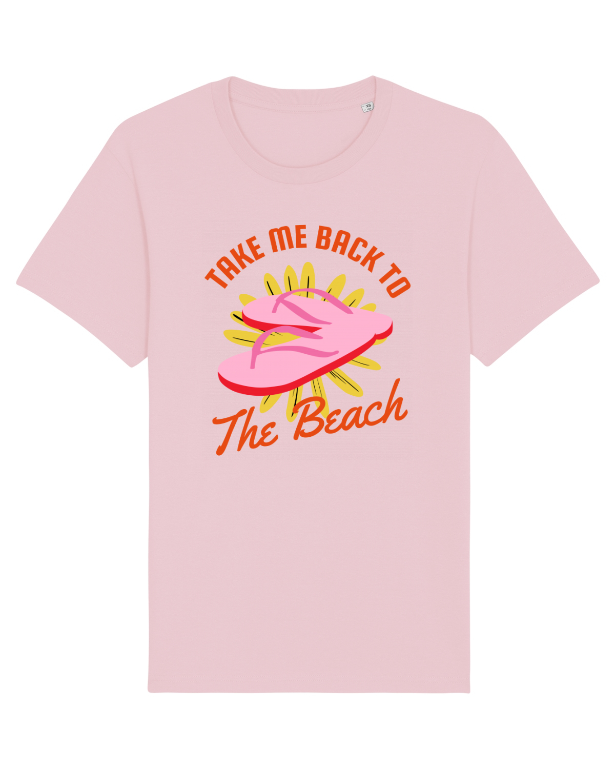 Tricou mânecă scurtă Unisex Rocker Cotton Pink