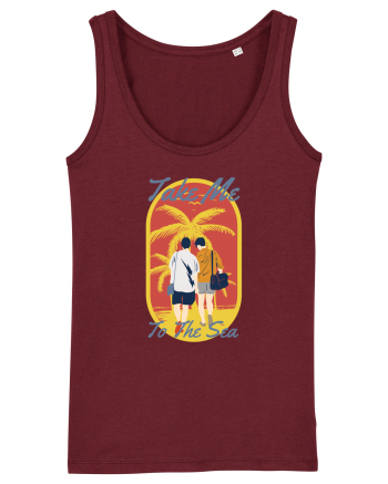 Take Me to the Sea Burgundy