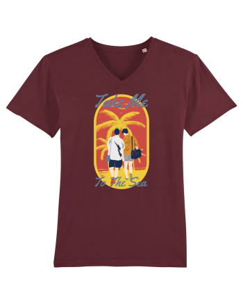 Take Me to the Sea Burgundy