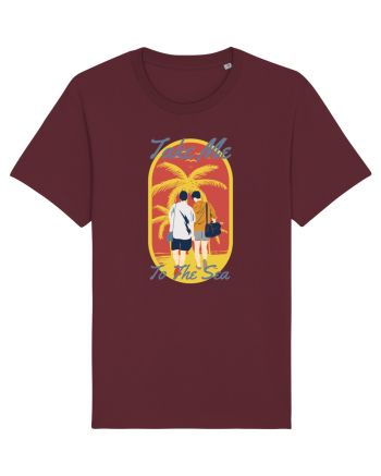 Take Me to the Sea Burgundy