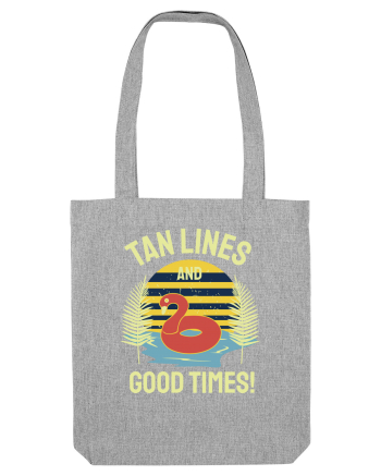 Tan Lines and Good Times Heather Grey