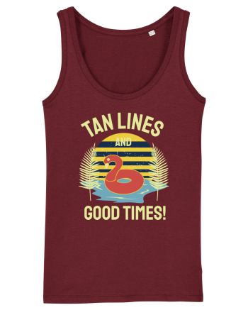 Tan Lines and Good Times Burgundy