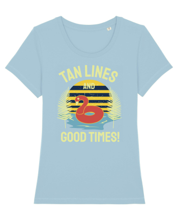 Tan Lines and Good Times Sky Blue