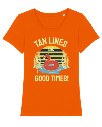 Tan Lines and Good Times Bright Orange