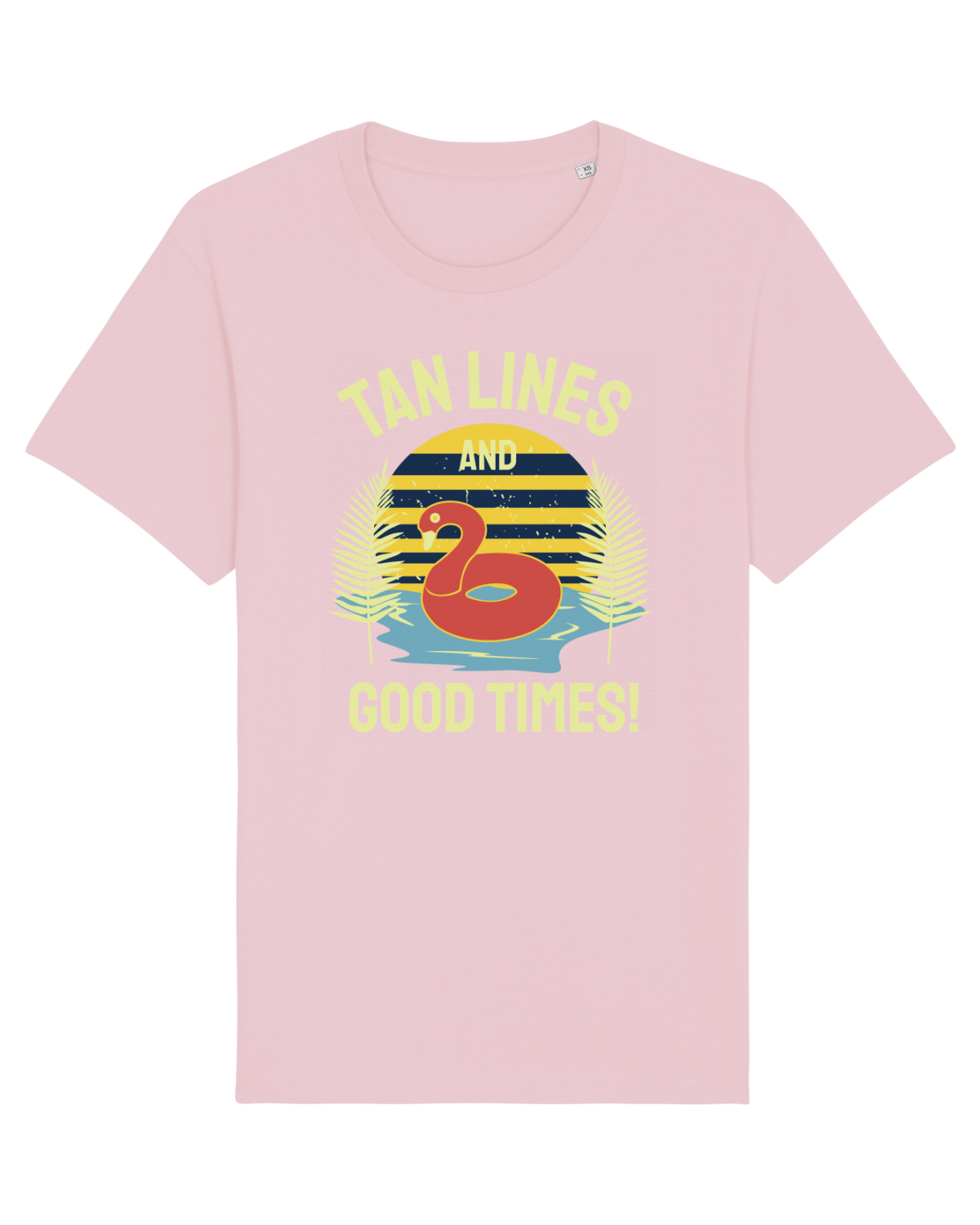 Tricou mânecă scurtă Unisex Rocker Cotton Pink