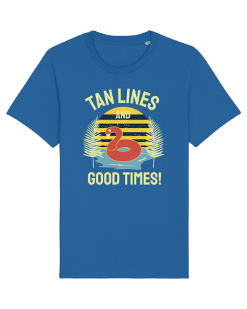 Tan Lines and Good Times Royal Blue