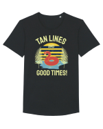 Tan Lines and Good Times Tricou mânecă scurtă guler larg Bărbat Skater
