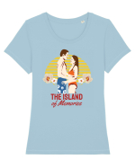 The Island of Memories Tricou mânecă scurtă guler larg fitted Damă Expresser