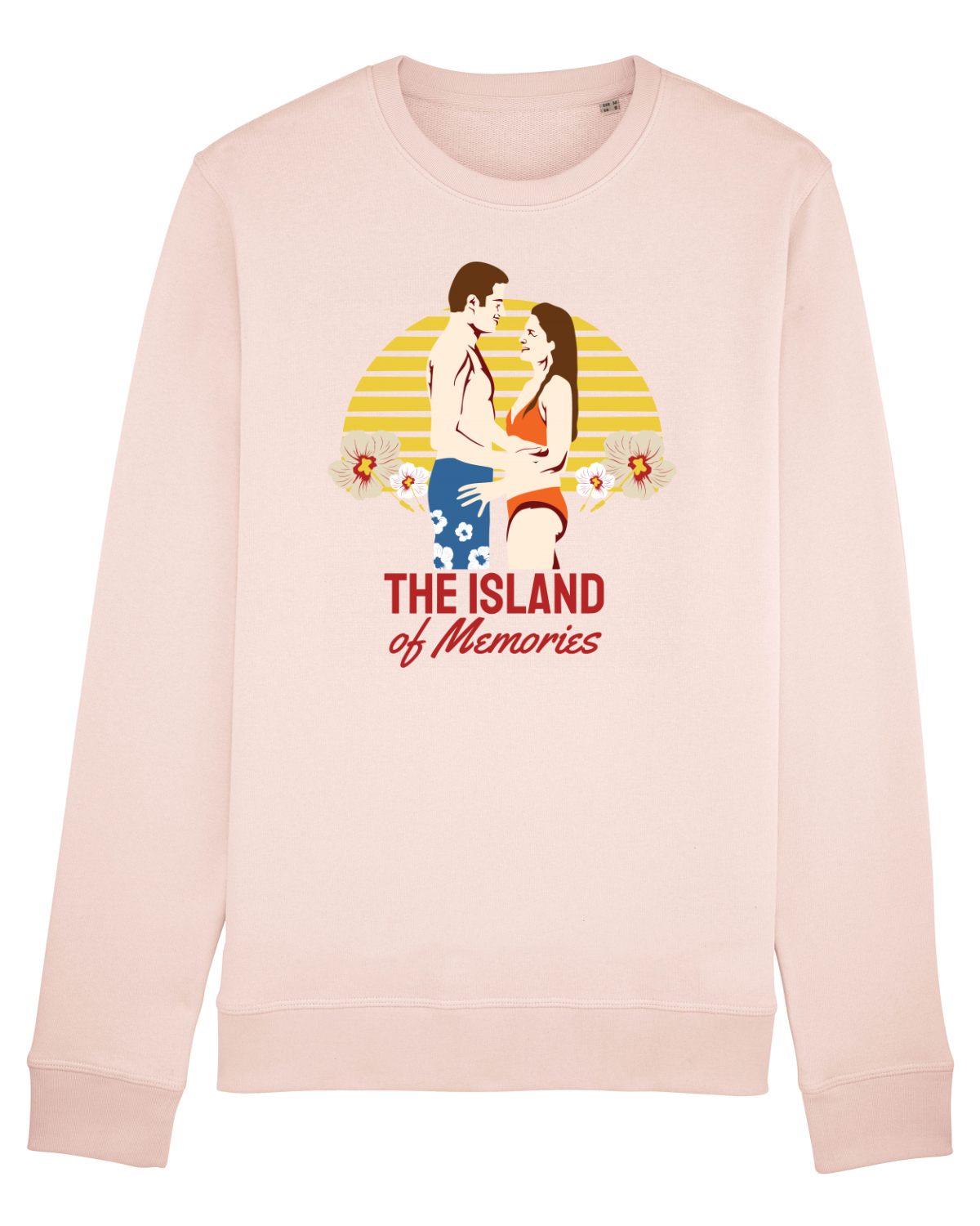 Bluză mânecă lungă Unisex Rise Candy Pink