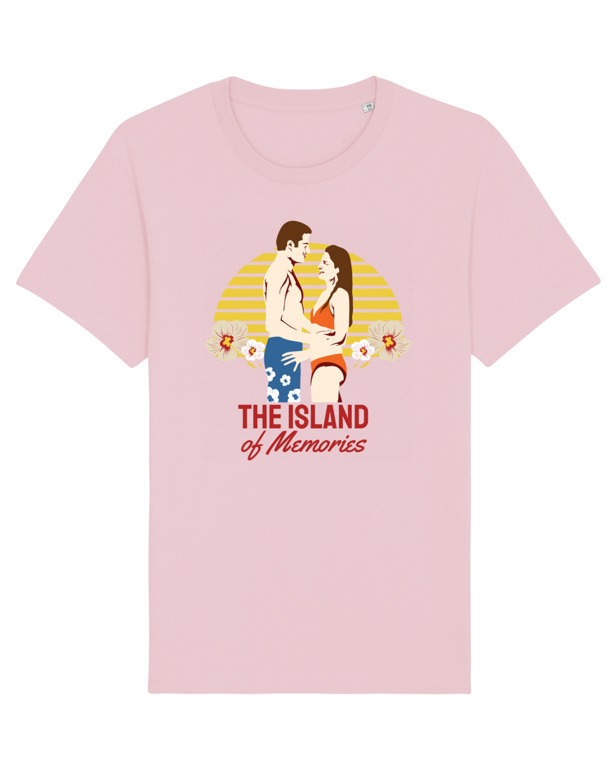Tricou mânecă scurtă Unisex Rocker Cotton Pink