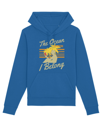The Ocean is Where I Belong Royal Blue
