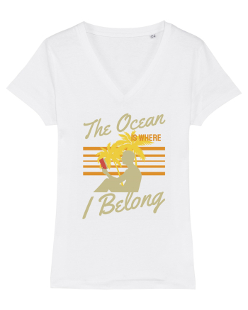 The Ocean is Where I Belong White